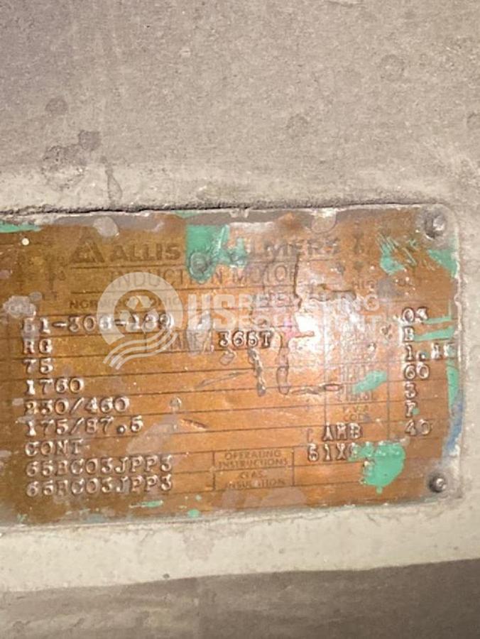 Used Cumberland 75HP Granulator/Blower/Cyclone