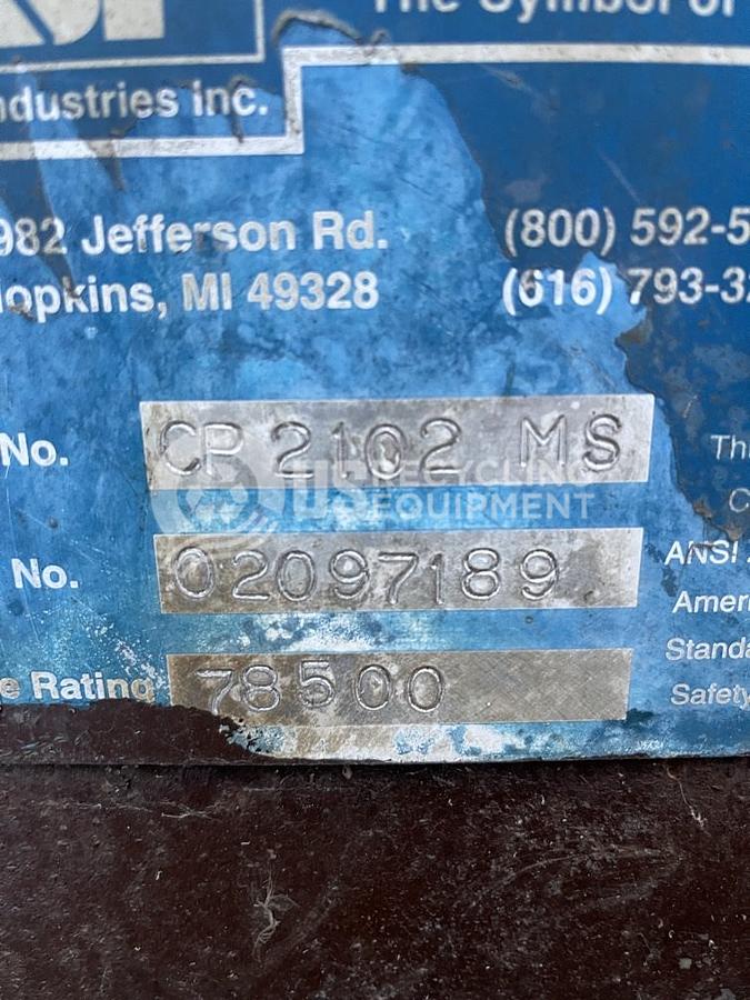 Used SP Industries CO 2102 MS