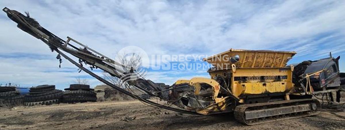 Used 2013 Tana Shark 440DT Single Shaft Mobile Shredder