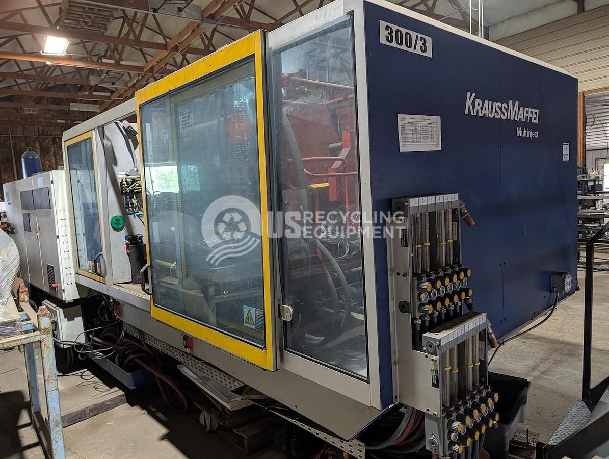 Used 2005 Krauss Maffei KM 300-700-390 CZ Multinject 2-Component Injection Molder