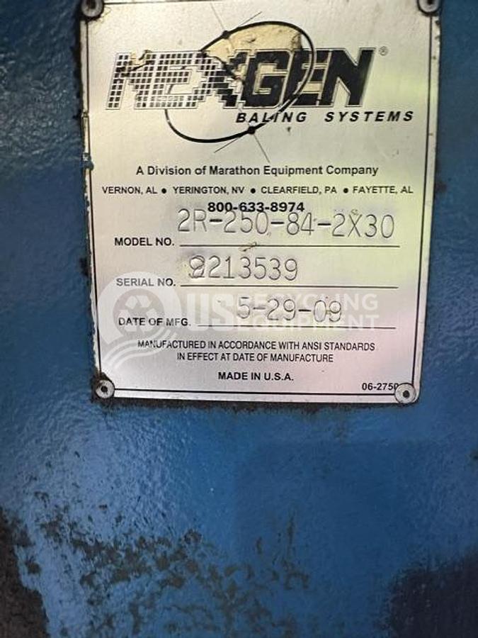 Used 2009 Marathon 2R-250-84-2X30 Nexgen Horizontal