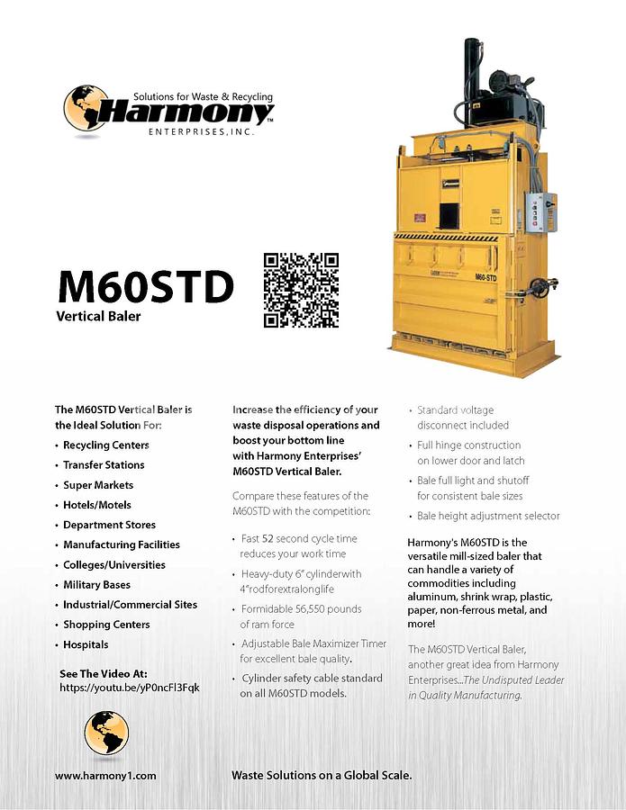 Used Harmony Eight (8) M60-CB Verticals