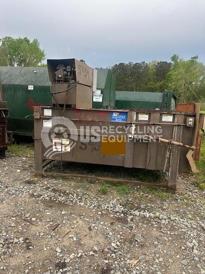 Used SP Industries Two (2) CP-2102 Stationary Compactors