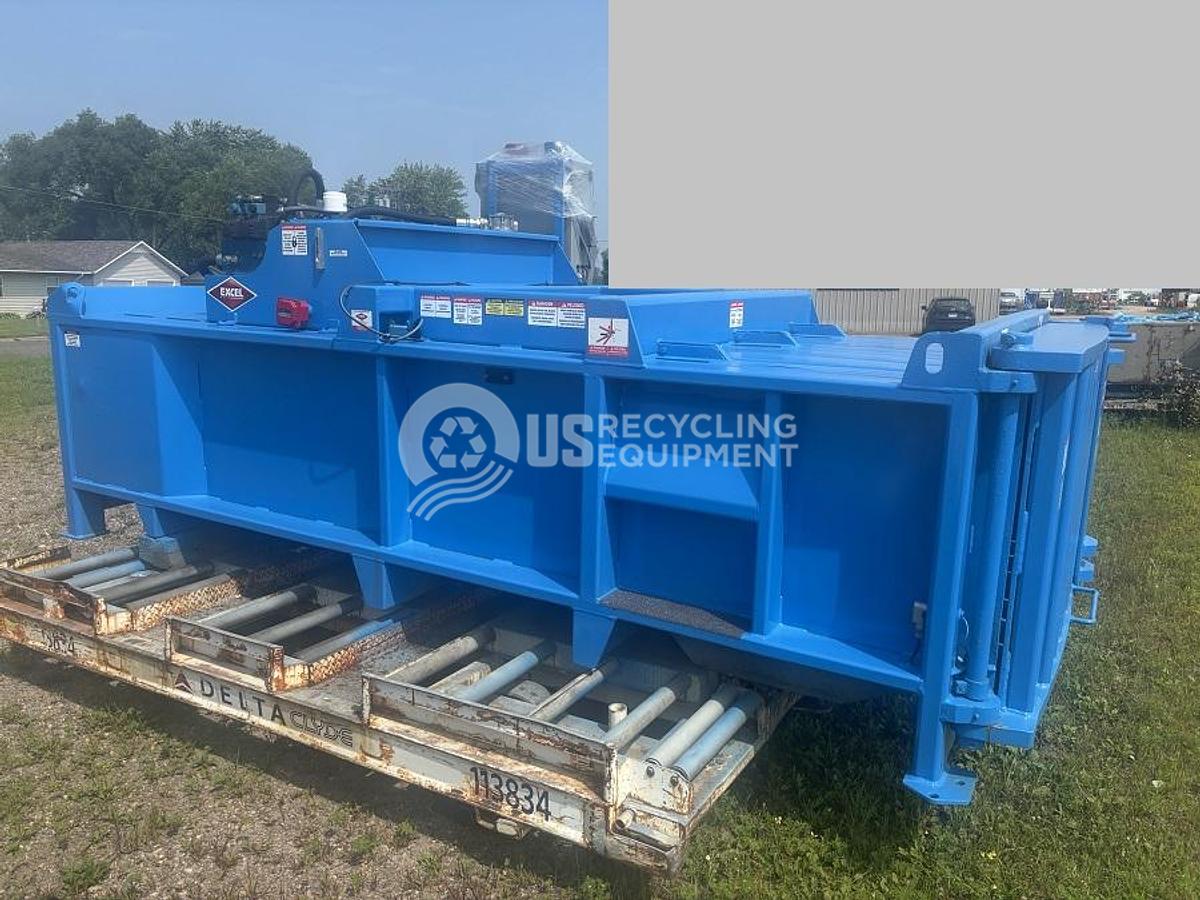 Refurbished Excel EX-63 Closed Door Baler with Conveyor