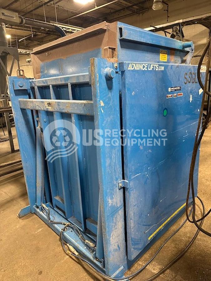 Used Advanced Lifts Two (2) 48" x 70" 4,000LB Gaylord Box Dumpers