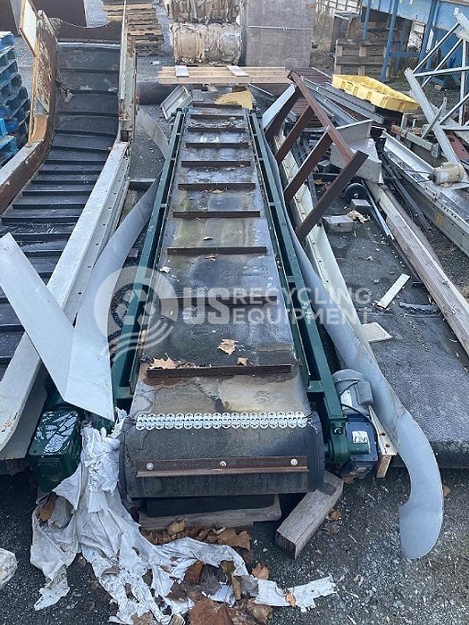 Used Unknown Manufacturer: New 30 inch Cleated Infeed Conveyer