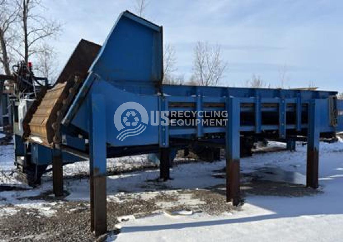 Refurbished 2012 EnduraVeyor 72" Wide Cleated Steel Belt Conveyor