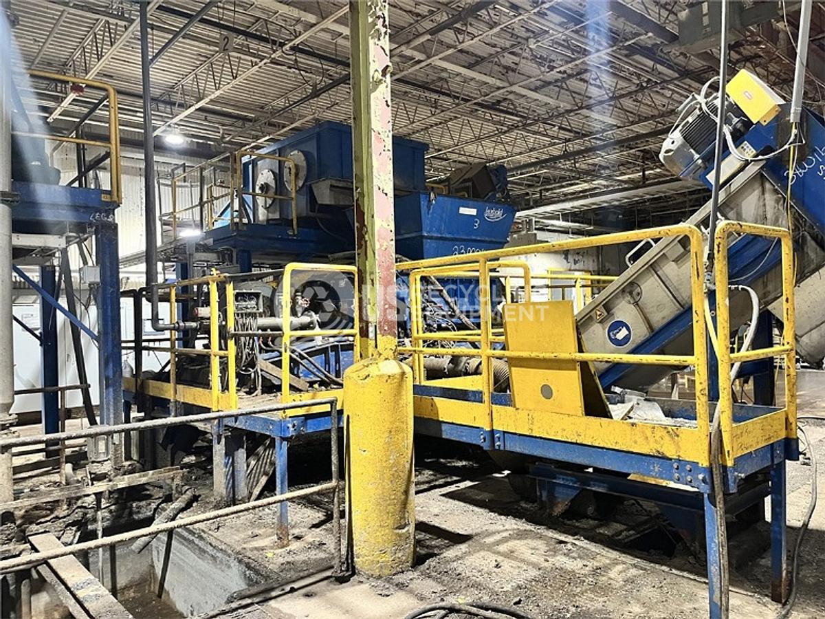 Used 2014 Herbold Plastics Recycling Complete Wash Line