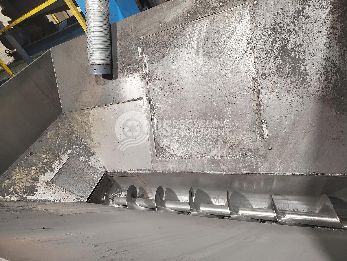 Used Unknown Manufacturer: Used Hopper with 3HP 10" Auger