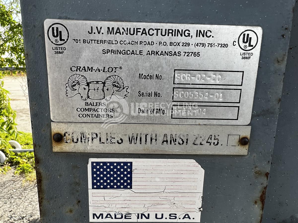 Used Cram-A-Lot Self-Contained Compactor