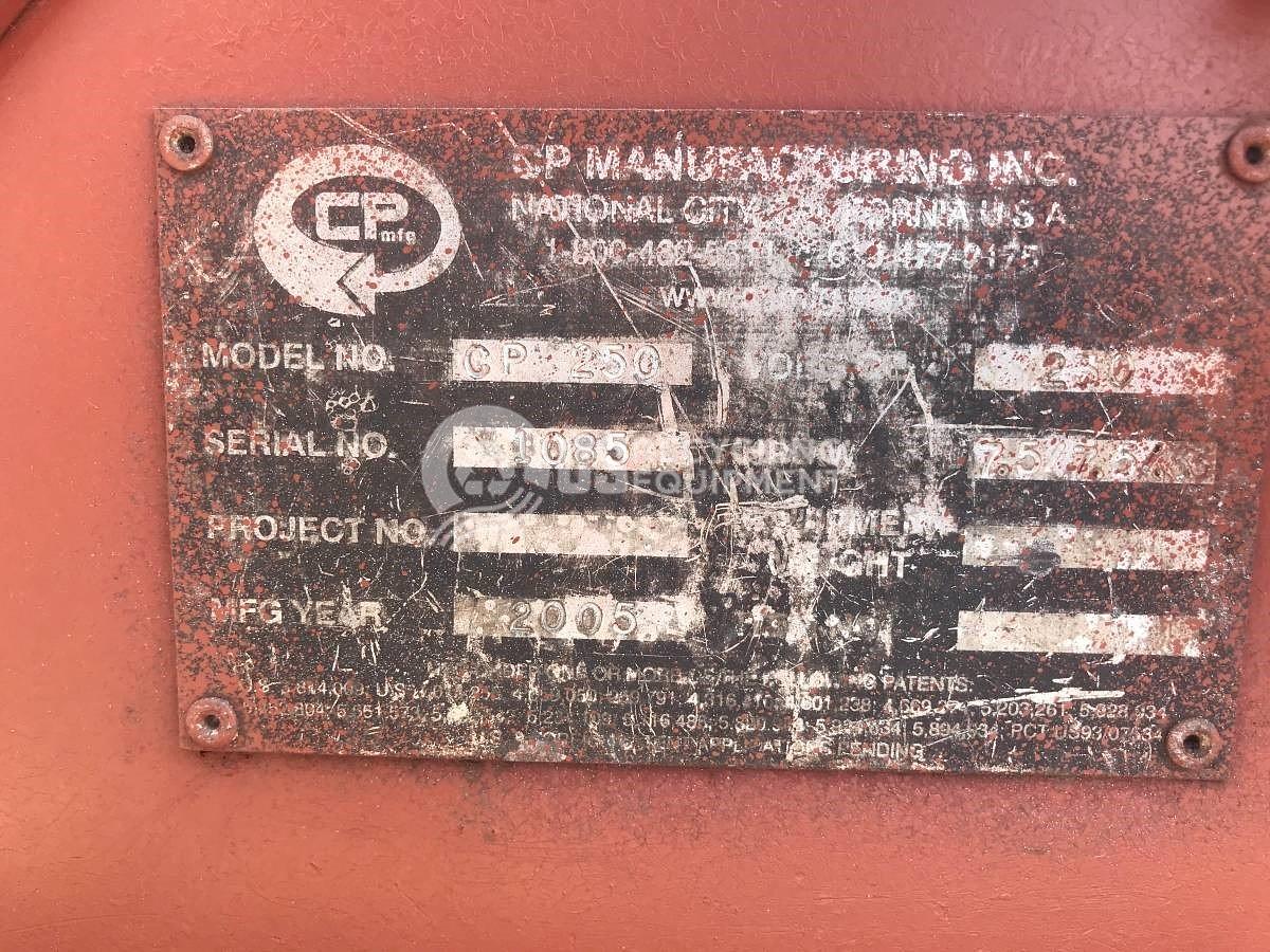 Used 2005 CP Manufacturing CP-250 Flattener/Blower