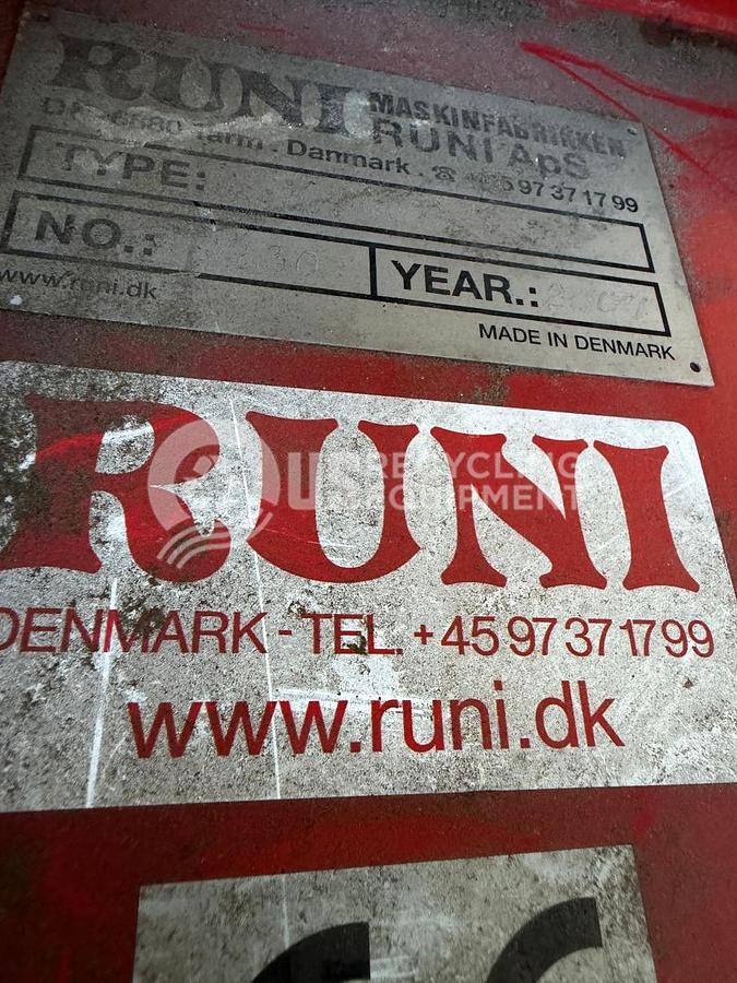 Used 2007 Runi SK240 Cold Press Densifier