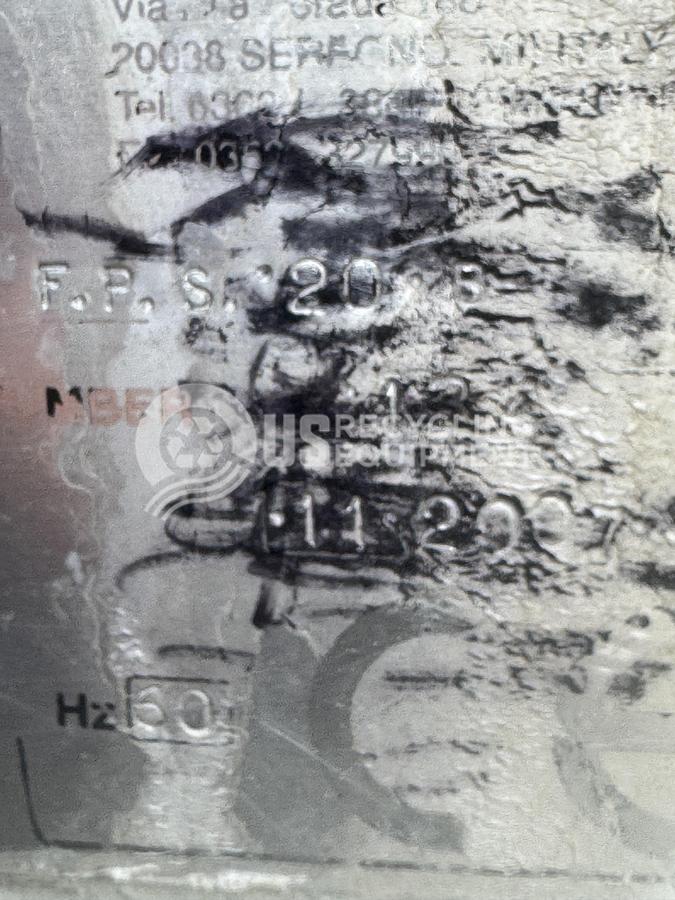 Used 2007 Schiatti Angelo F.P.S.20 B Glass Grinder