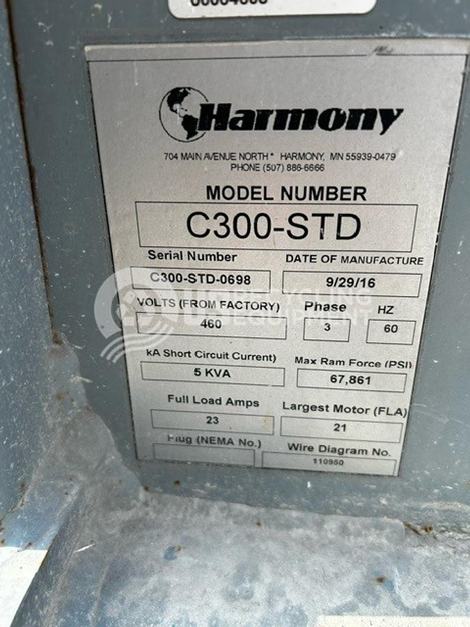 Used Harmony/Max Pak Baler Compactor Lot