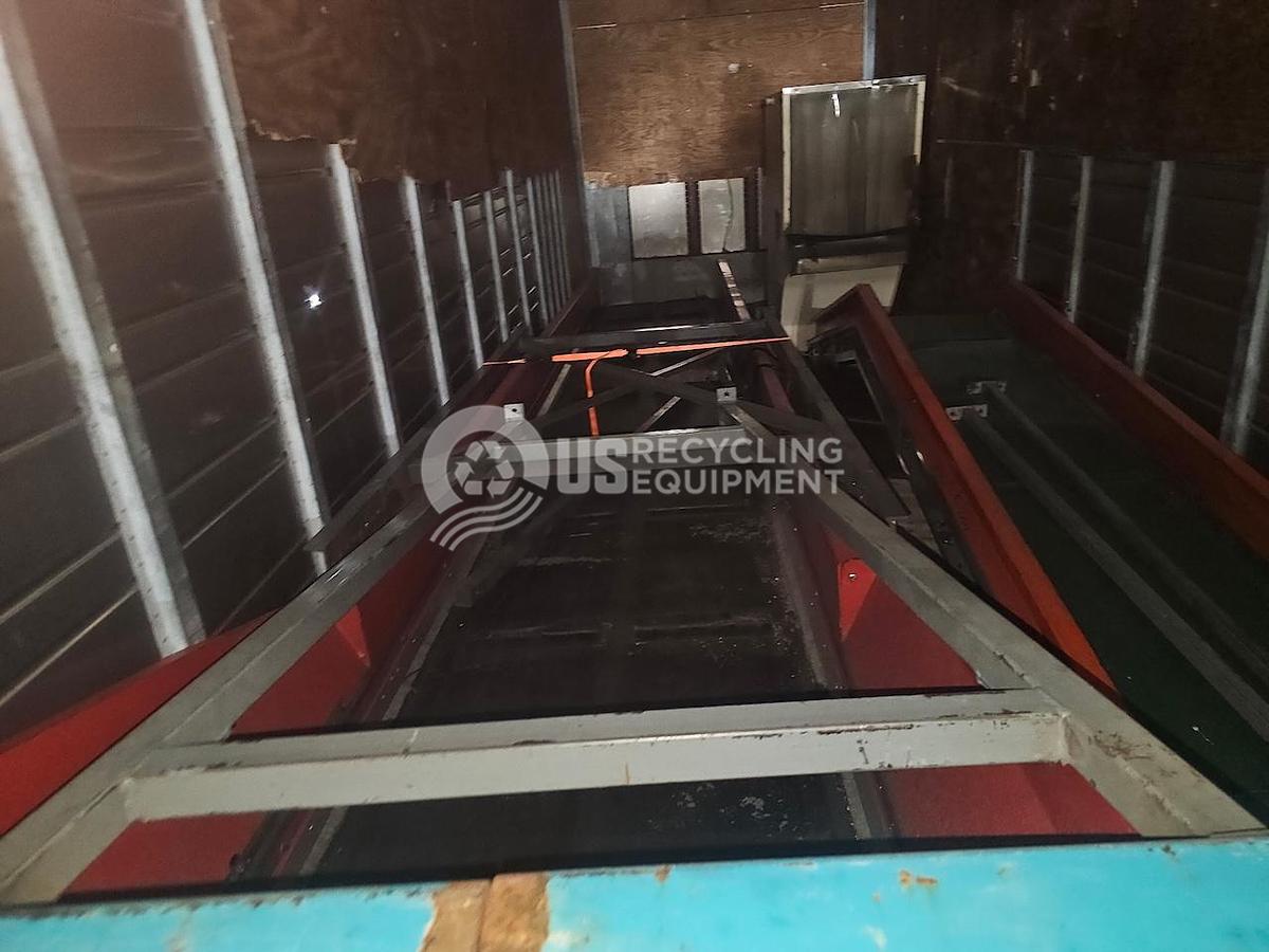 Used Dasu 48 inch x 23 foot Cleated Infeed Conveyor