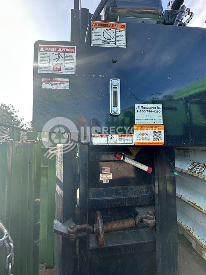 Used JV Manufacturing Five (5) VB-72 Vertical Balers