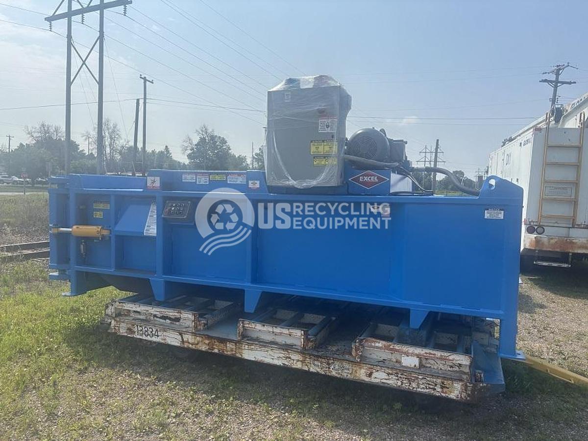 Refurbished Excel EX-63 Closed Door Baler with Conveyor