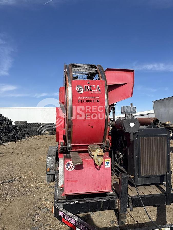Used BCA PD1000 TIR Mobile Dual Shaft Shredder
