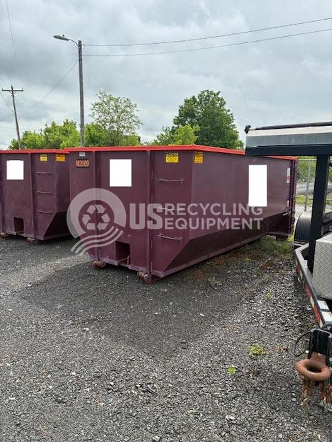 Used Nedland 16K Hydraulic Roll Off Trailer & 6 Dumpsters