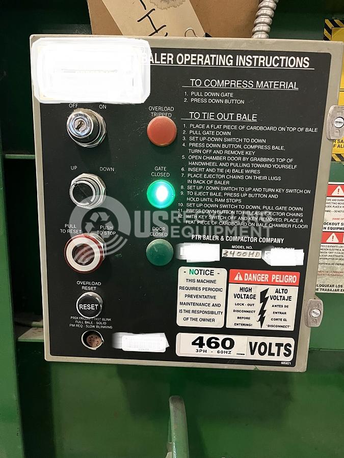 Used 2013 PTR 3400-HD Vertical