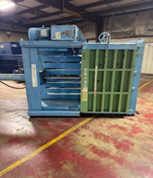 Used Unknown Manufacturer: Used (3) 60" Vertical Balers, (1) 30Yd Self Contained Compactor, (1) 2Yd Stationary Compactor, (3) Closed Door Balers