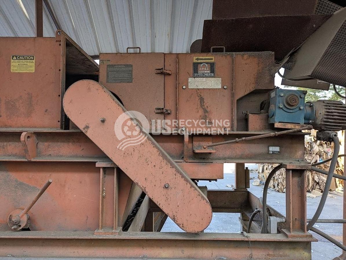 Used Eriez Trommel/Crossbelt Magnet/Eddy Current Sort Line