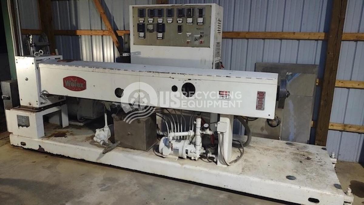 Used 1984 Welex 350 3.5 inch Single Screw Extruder