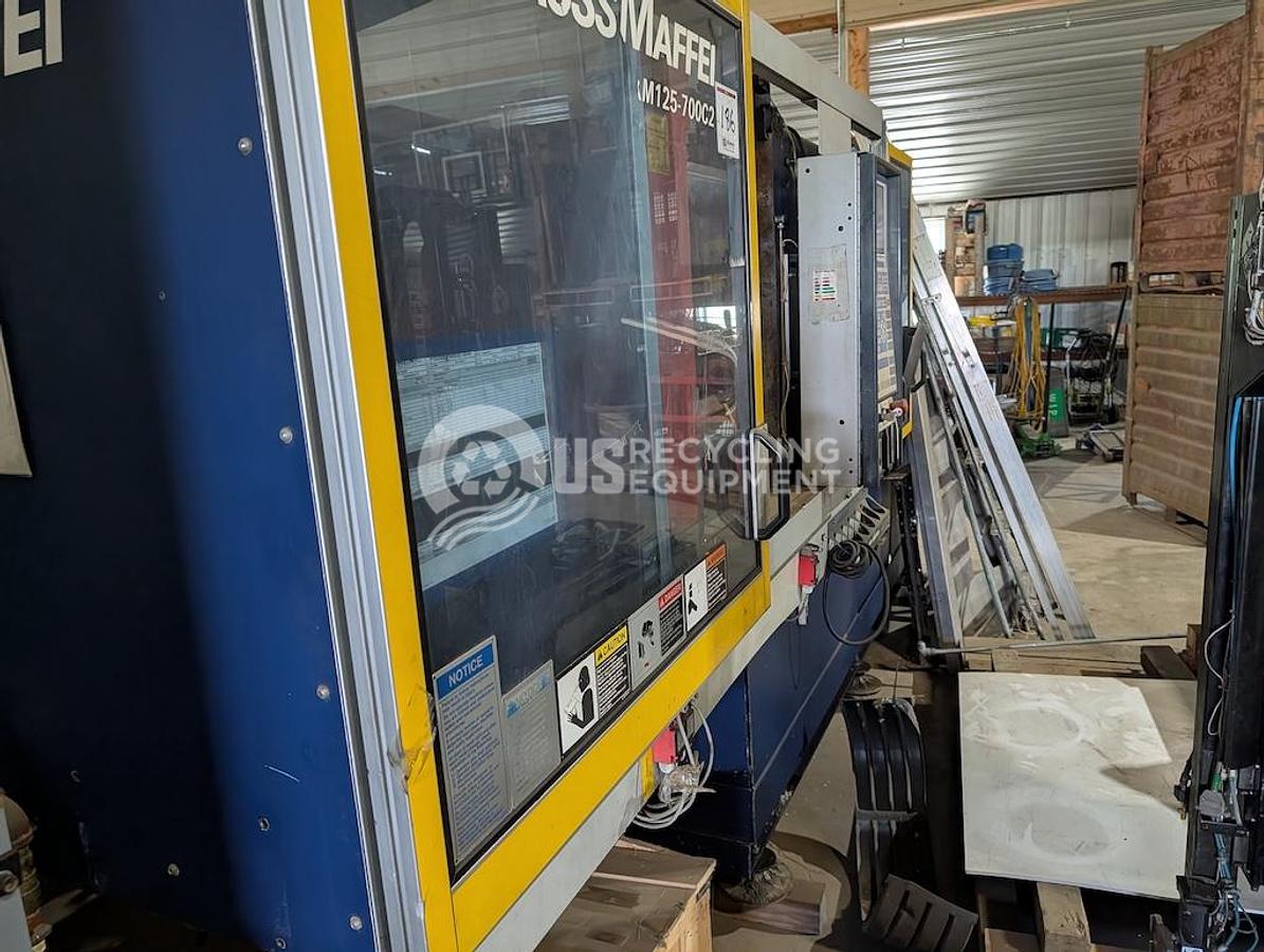 Used 2003 Krauss Maffei KM 125-700 C2 Injection Molder