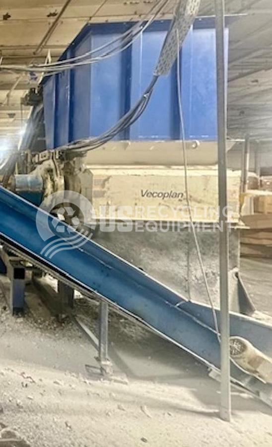 Used Vecoplan 50HP Single Shaft