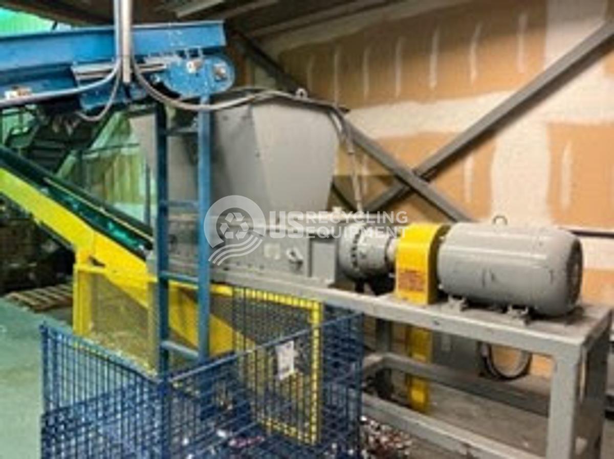 Used SSI M70-E Dual Shaft Shredder System