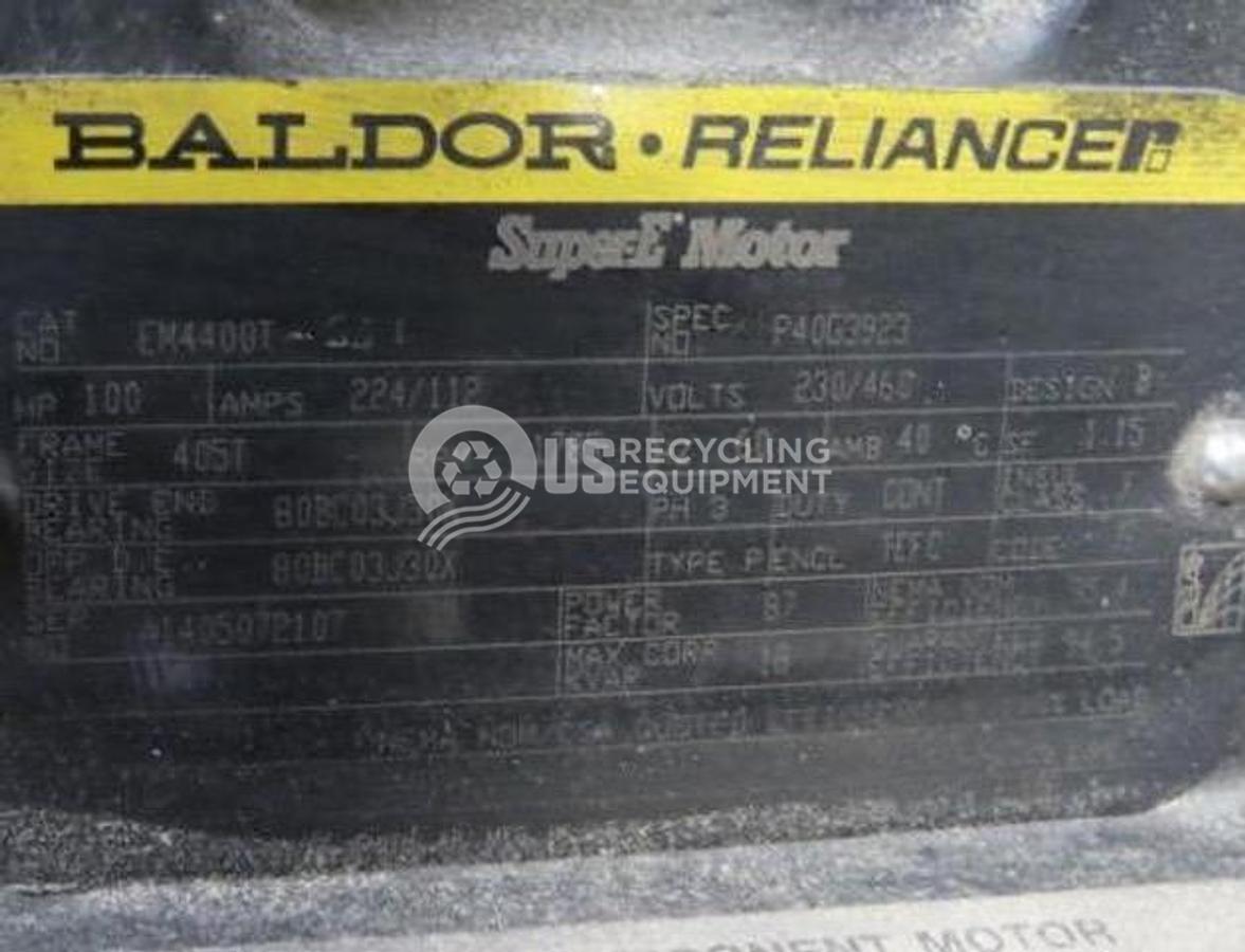 Used 2016 SSI SR400E Uni-Shear Single Shaft Shredder