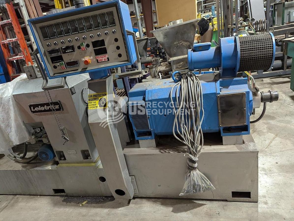 Used Leistriz ZSE 60 GL-36D Twin Screw Extruder System