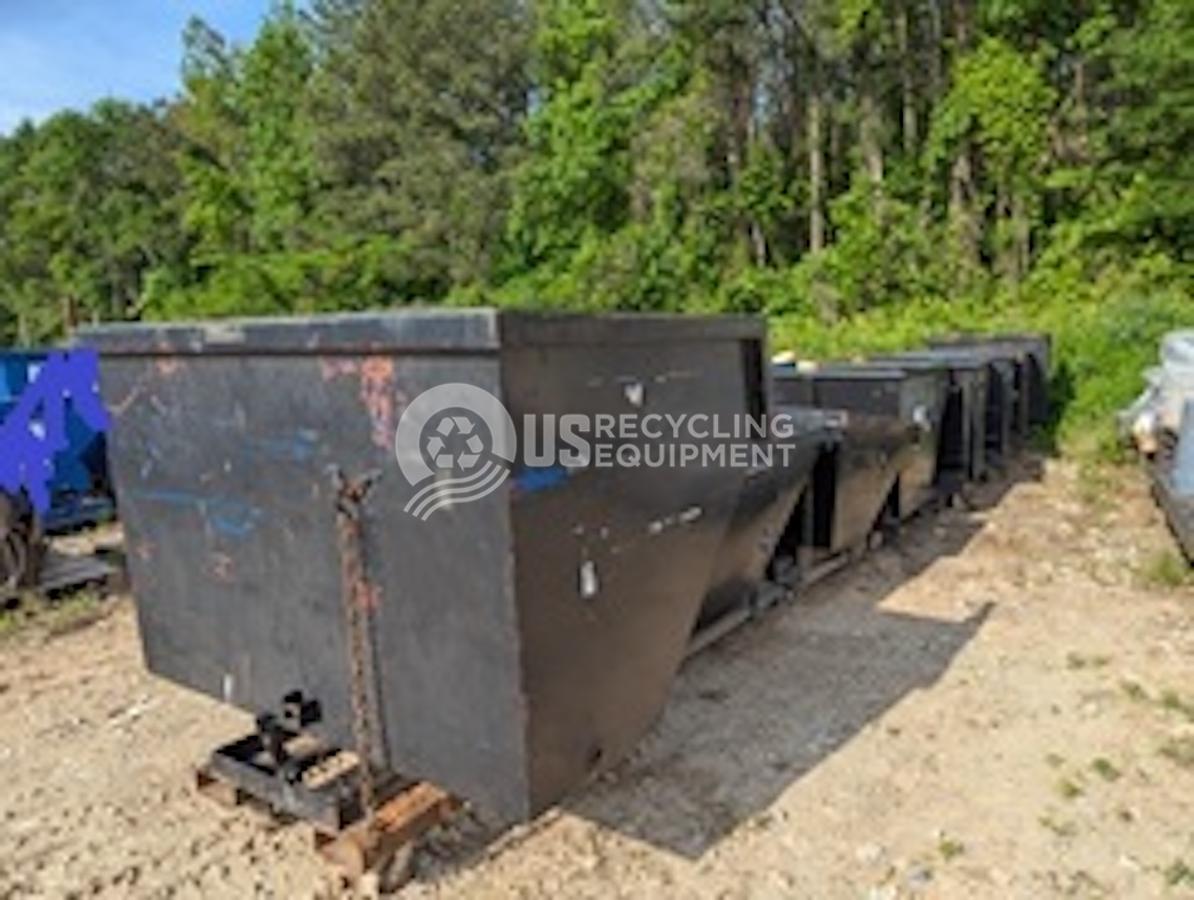 Used Unknown Manufacturer: Used Seven (7) Tilt Hoppers