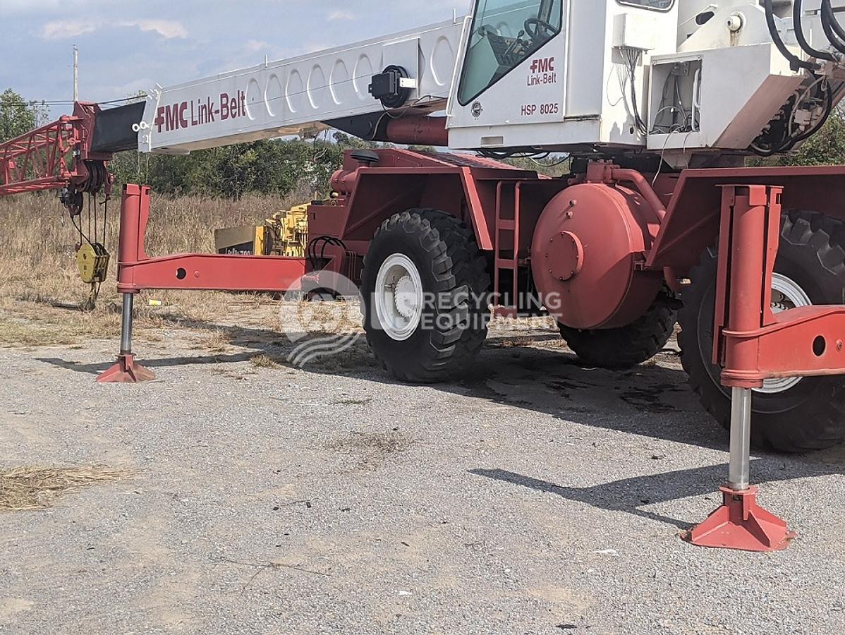 Used 1986 Link Belt H5P 8025 25 Ton Rough Terrain Crane