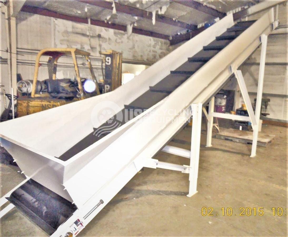 Used Unknown Manufacturer: Used 36" x 20' Cleated Incline