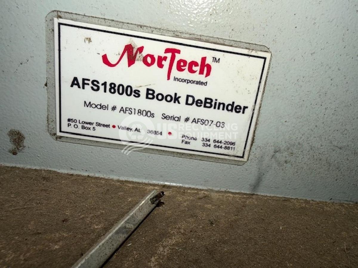 Used Nortech AFS1800S Book De-Binder
