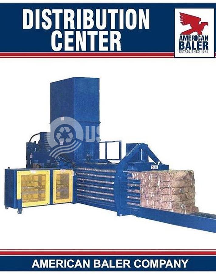 Used 2015 American Baler DC6348-8T30 Horizontal with Above Ground Conveyor