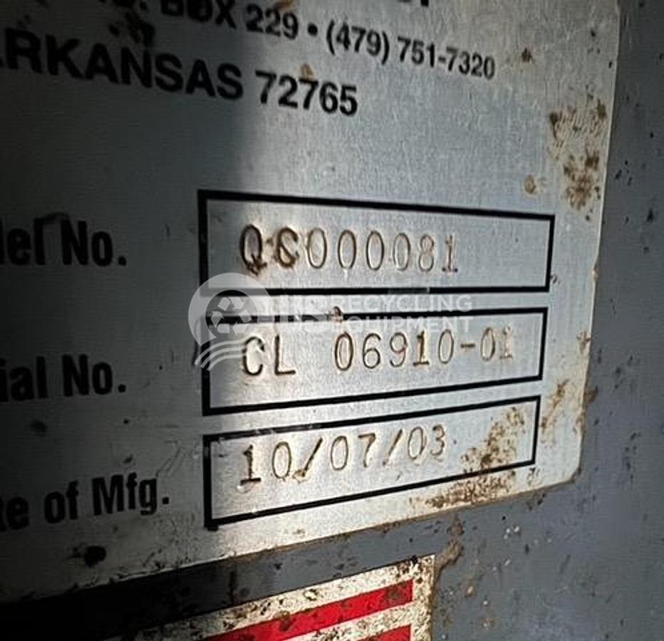 Used 2003 JV Manufacturing TDS-825 10 Yard Transfer Station