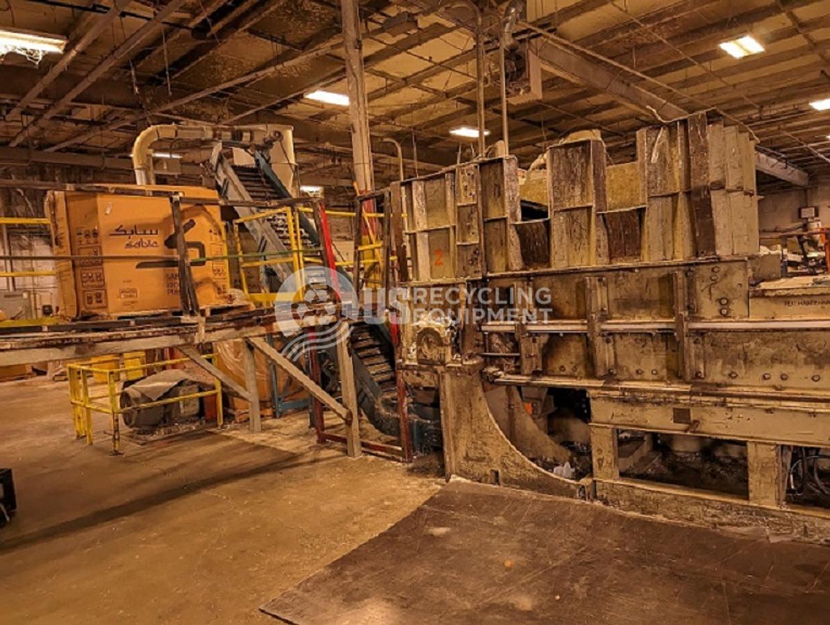 Used Republic/Cumberland Split-Apart Shredder & Granulator System