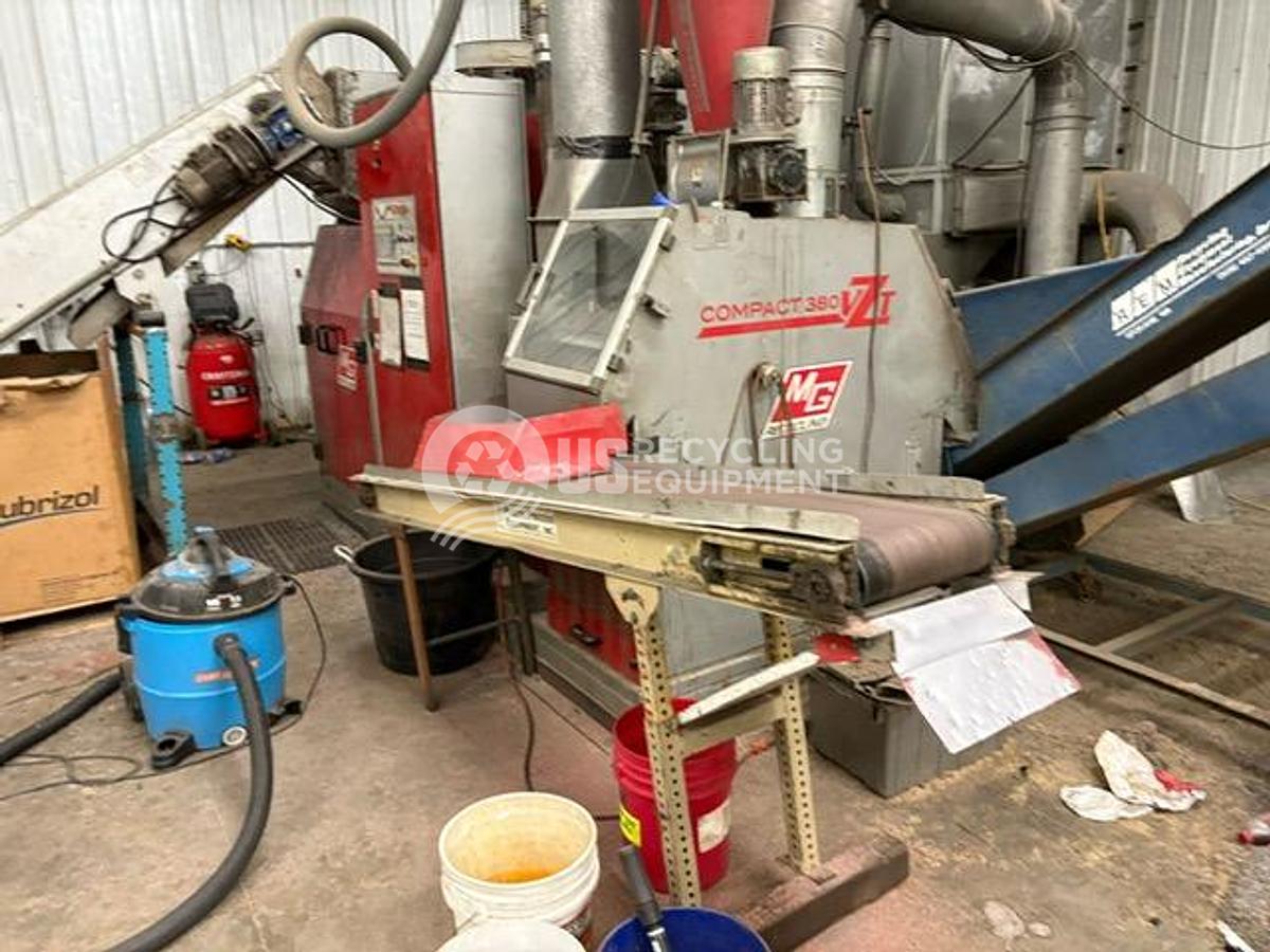 Used 2014 MG Recycling 380VZT Wire Granulation System