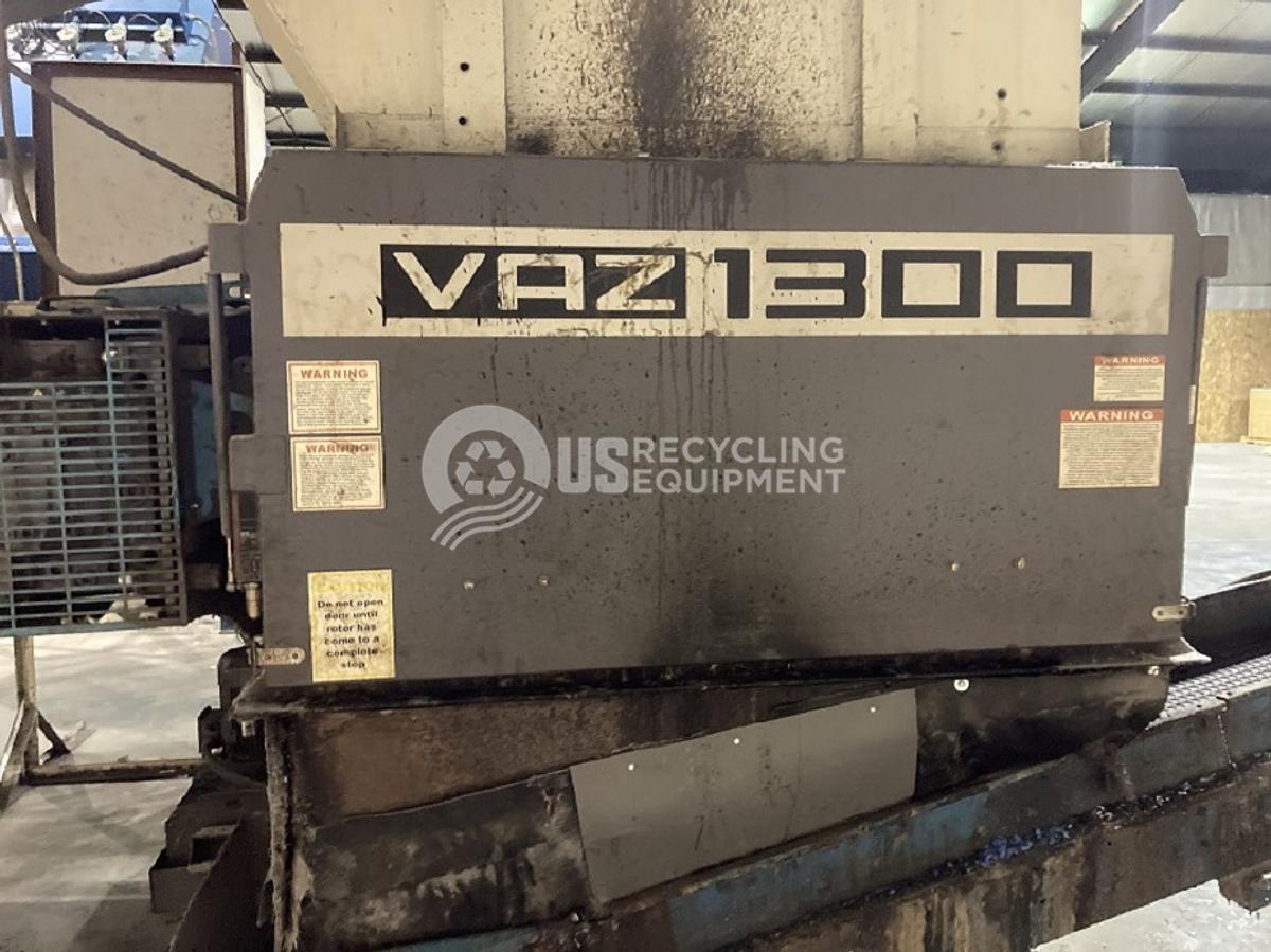 Used 2019 Vecoplan VAZ 1300M Single Shaft Shredder