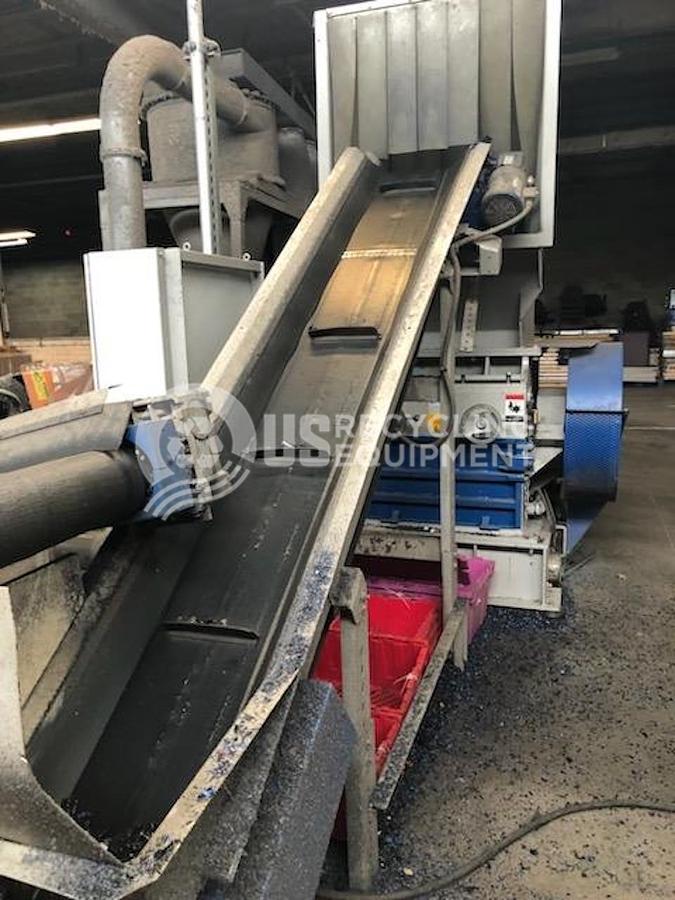 Used Zerma Complete Plastics Shredding System