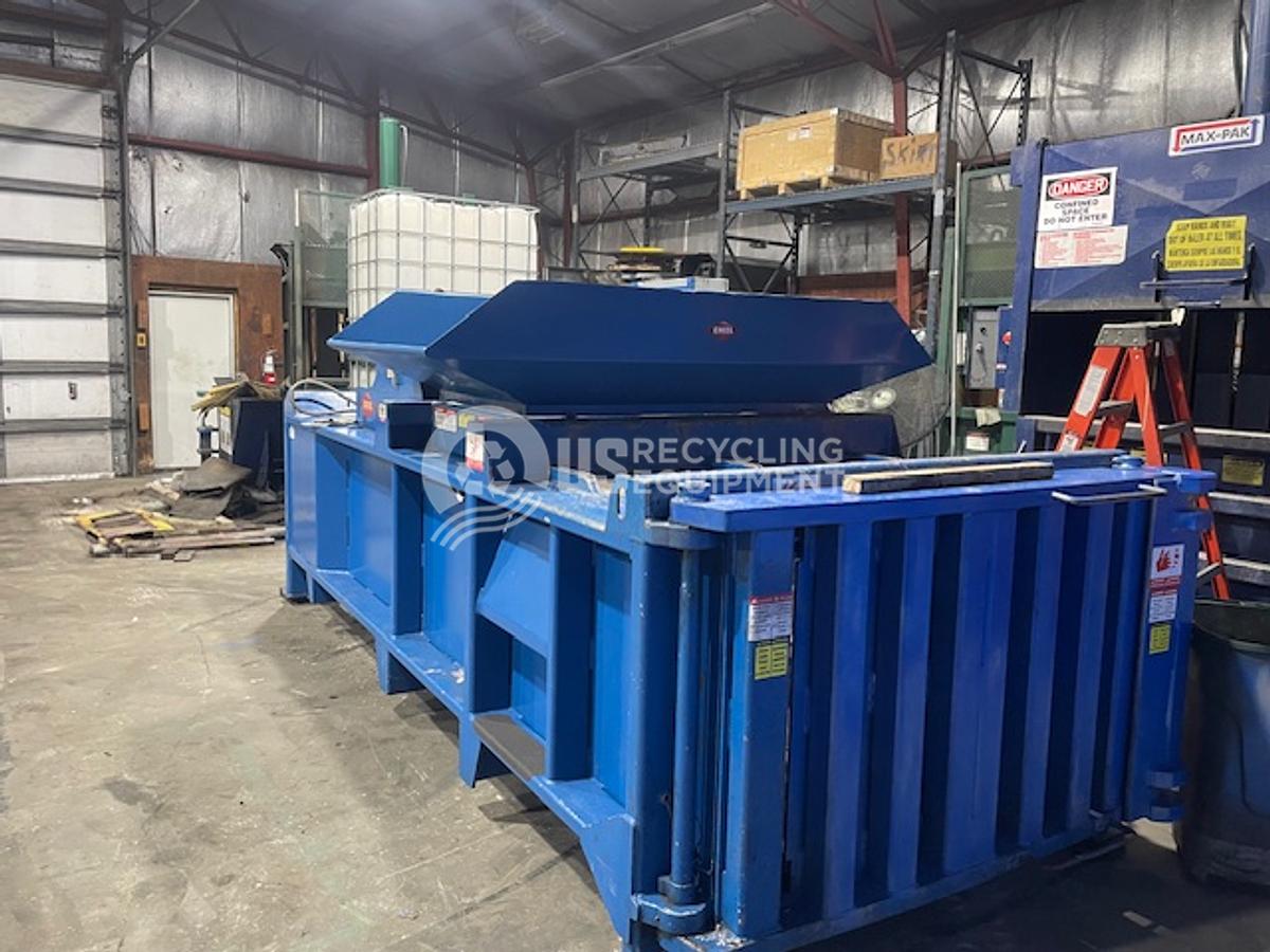 Used 2011 Excel EX-62 Full Penetration Baler with Excel Cart Dumper