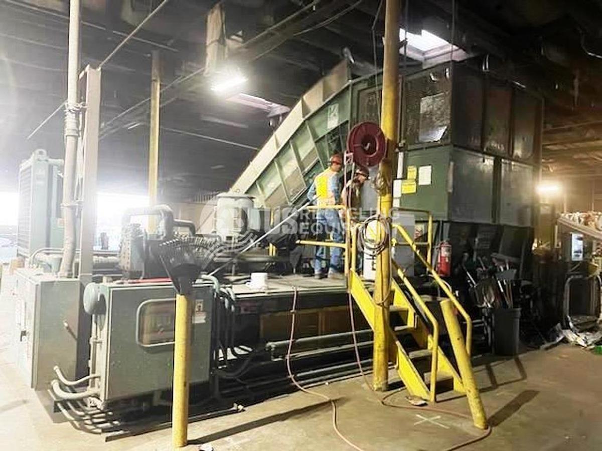 Used 1995 Harris HRB-918W Horizontal 2 Ram with Krause Conveyor & Accent Wire Tier