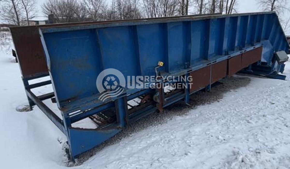 Refurbished 2012 EnduraVeyor 72" Wide Cleated Steel Belt Conveyor