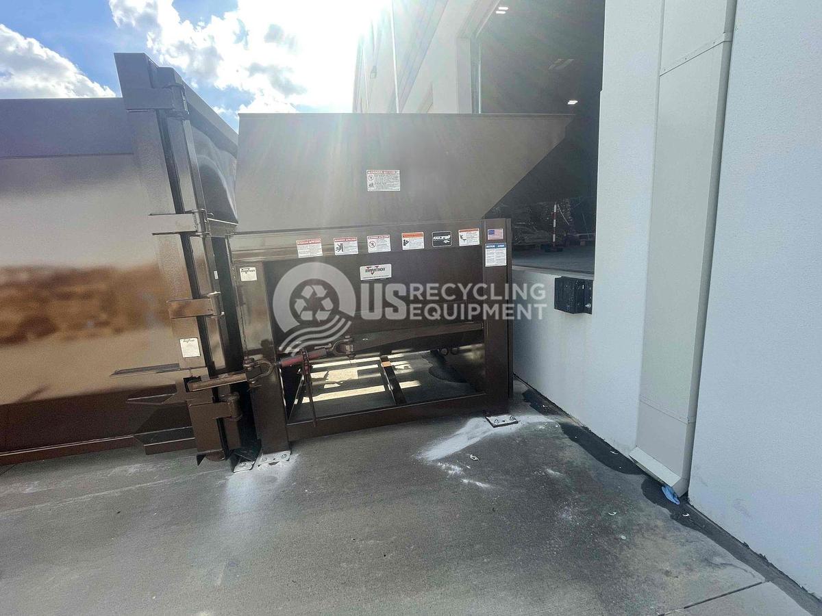 Used 2025 Marathon AST-320 Auger Compactor & 40 Yard Reciever Box