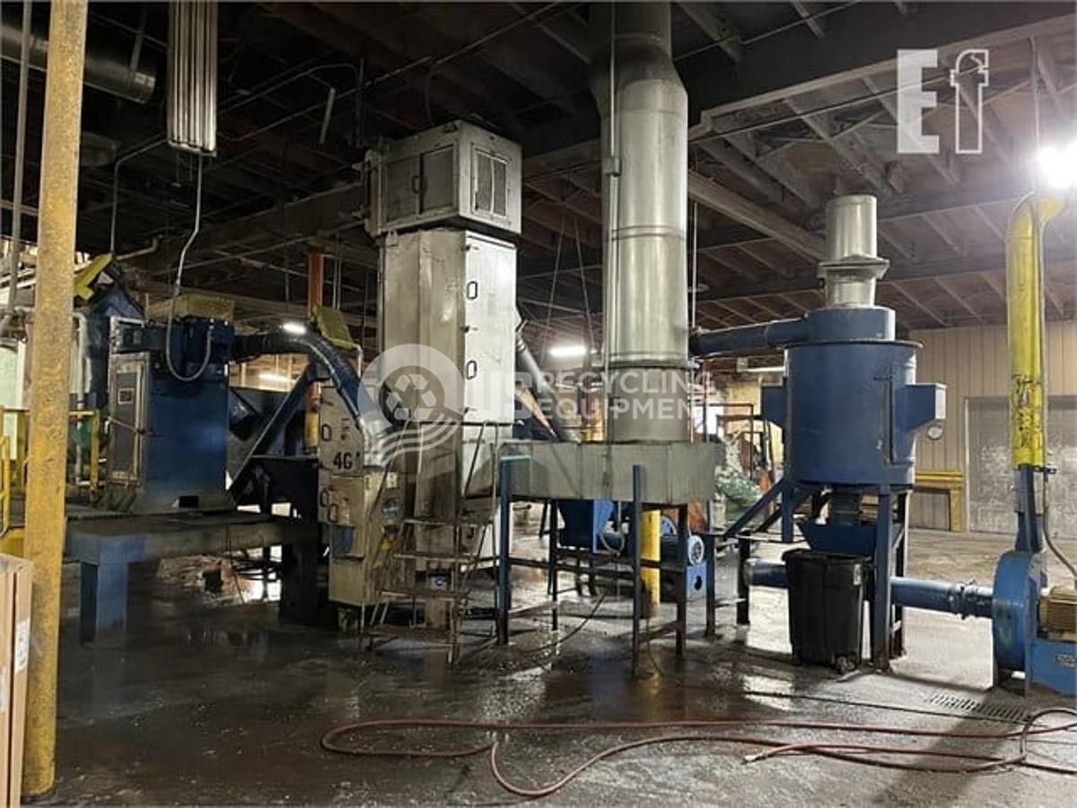 Used Unknown Manufacturer: Used Plastics Recycling Complete Wash Line
