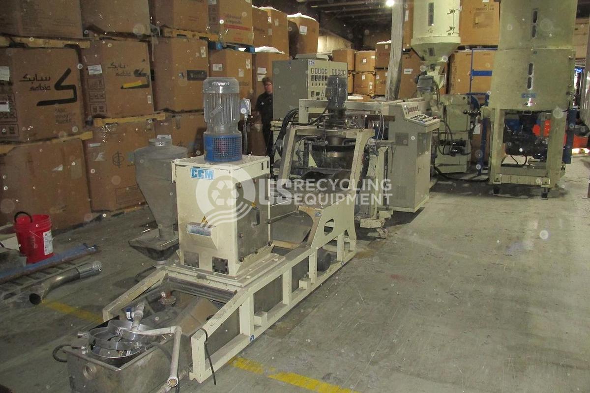 Used 2014 Chi Chang CC TY-120-100LW Pelletizing Extrusion Line