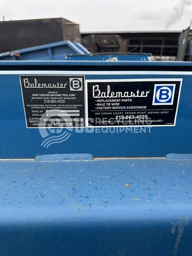Used Balemaster One 42100G-8 & One 4275G-8 Auto-Tie Balers