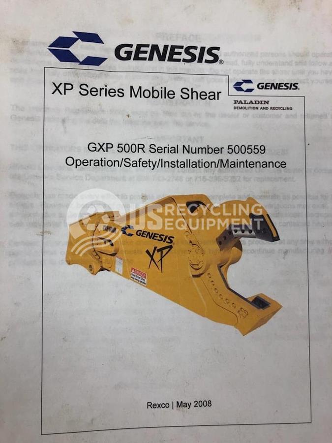 Used Genesis GXP 500R Shear